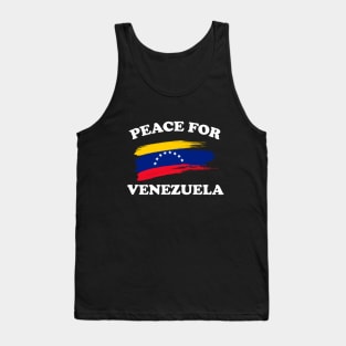 Peace for Venezuela Tank Top